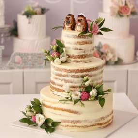 Торт "Лесная свадьба"