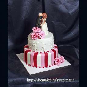 Торт "Сиреневая свадьба"