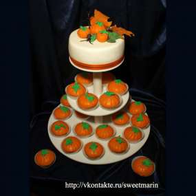 Торт "Осенняя свадьба"