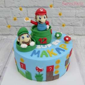 Торт "Братья Марио"