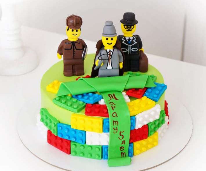Торт "Герои Лего"