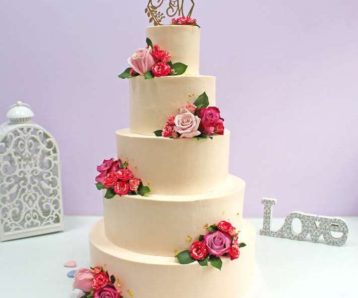 Торт "Цветущие розы"