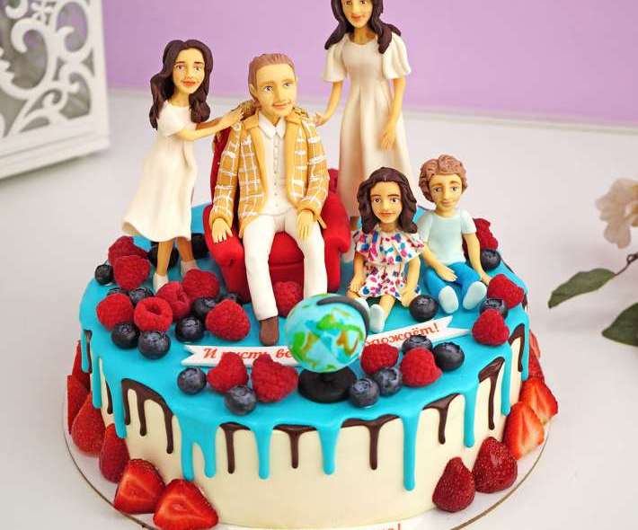 Торт "Моя любимая семья"