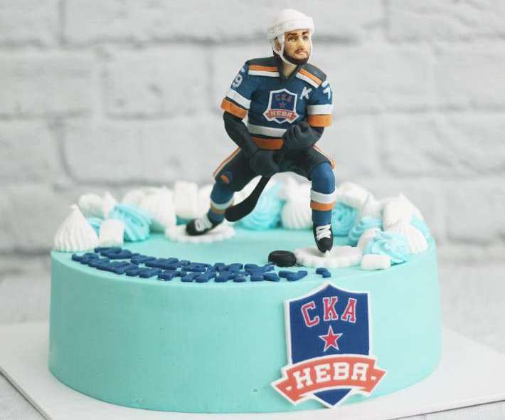 Торт "Хоккеист СКА"