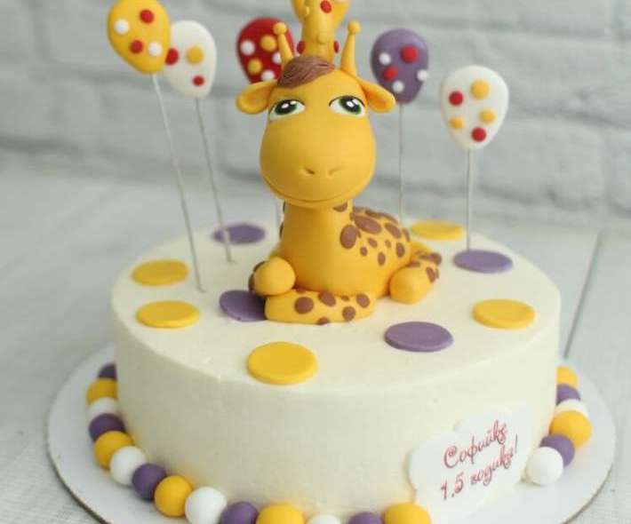 Торт "С жирафом"