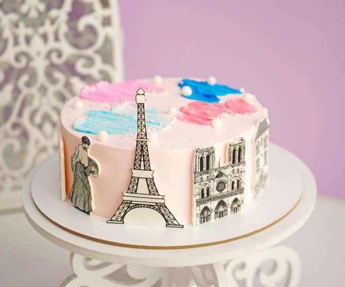 Торт "Парижские мотивы"