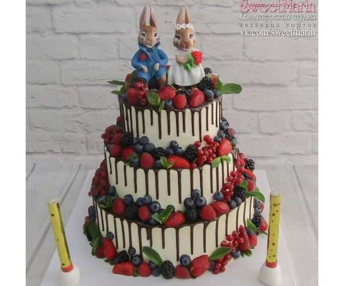 Торт "Свадьба зайцев"