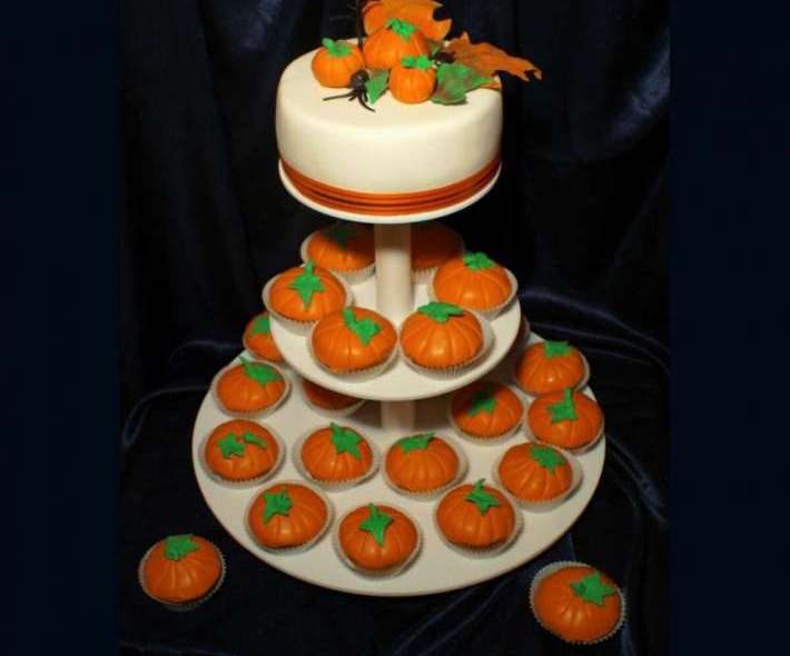 Торт "Осенняя свадьба"
