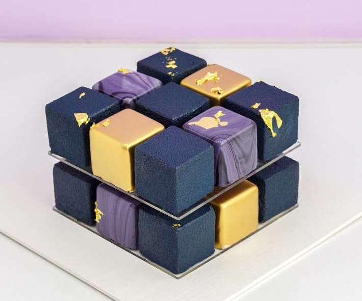 Торт кубик рубика