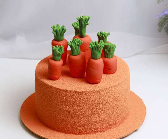 Торт "Морковная грядка"