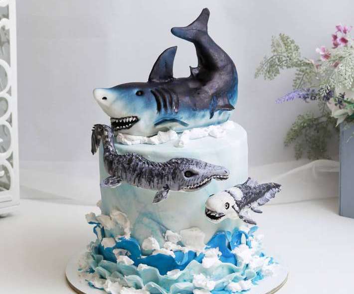 Торт "Акулы"