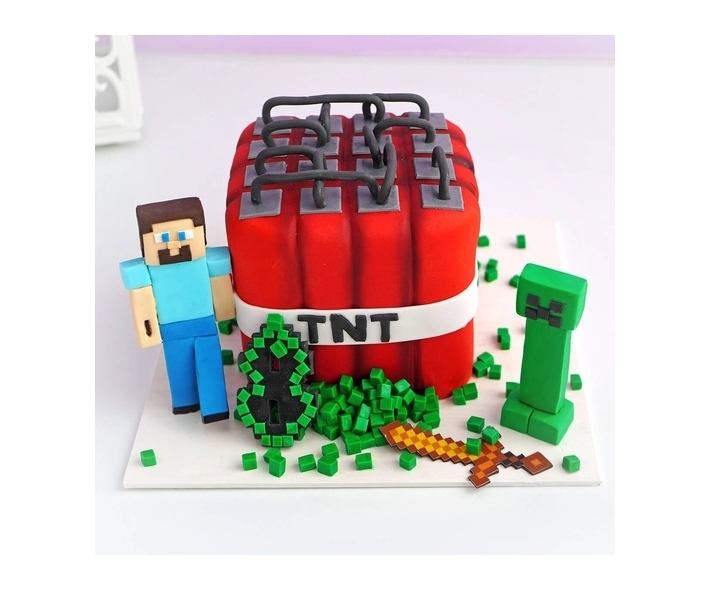 Торт "Minecraft", 3 кг