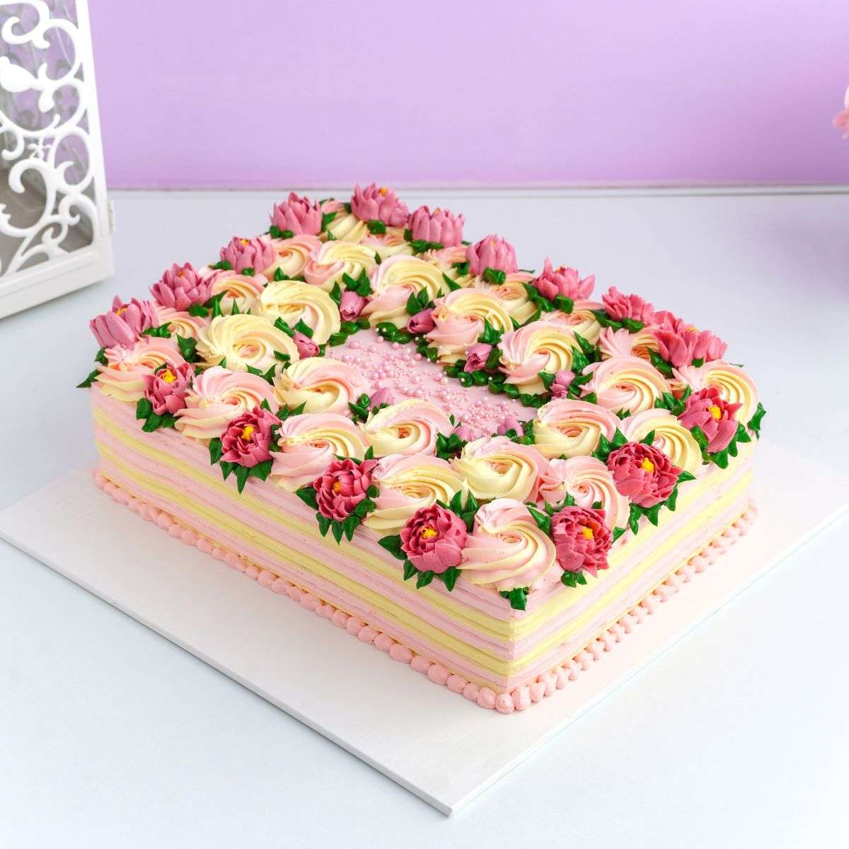 Торт "Розовый праздник"